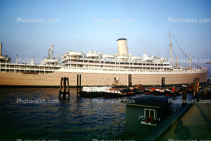 Rowboat, Dock, Hamburg Orion, 1963, 1960s