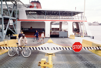 STOP, Car Ferry, Mississippi River, New Orleans, Ferry, Ferryboat