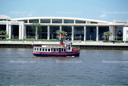 Savannah River, Convention Center, building, water, arch