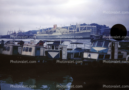 Oriental Rio, Oriental Cruise Lines, Kobe Harbor, Harbor, 1950s