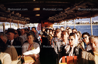 Tour Boat, Sightseeing, Women, Naples, 1960s, tourboat