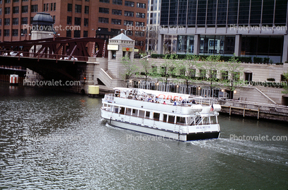 Chicago River, Tour Boat, Ouilmette, tourboat