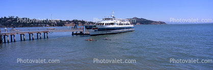Golden Gate Ferry, Ferry, Ferryboat, Sausalito, Panorama, Angel Island, Belvedere