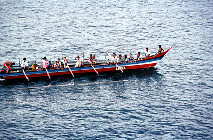 Outrigger, Canoe, Jayapura, Papua, Indonesia