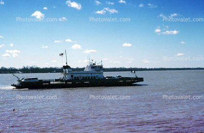 Saint Francisville, Car Ferry, West Feliciana Parish, Louisiana, Ferryboat