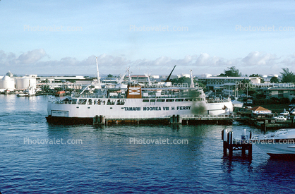 Tamarii Moorea VIII H Ferry, roro, Dock, harbor, Papeete