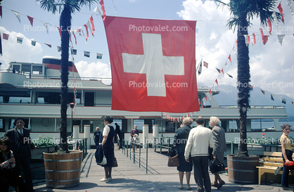 Dock, People, Thun, Swiss, Switzerland