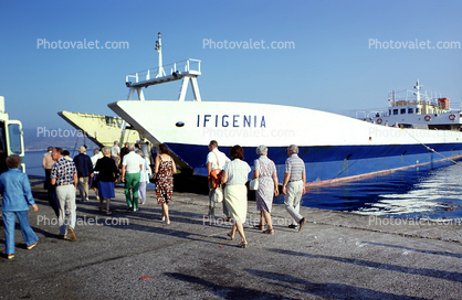 Ifigenia, Car Ferry, Ferryboat, near Delphi