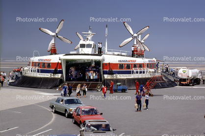 Hovercraft, Car Ferry, Vehicle, automobile, Ferryboat, English Channel, Air Cushion