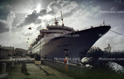 Ship Bow, Sun Viking, Ocean Liner