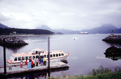 Cruise Ship, Passenger Ferry, dock, bay, harbor, jetty, Alaska