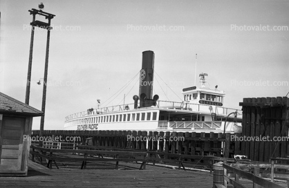 Hyde Street Pier, Car Ferry, Ferry, Ferryboat, 1950s