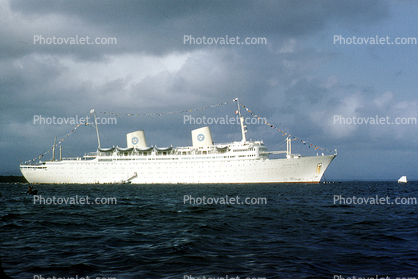 Ocean Liner, Cruise Ship, 1950s