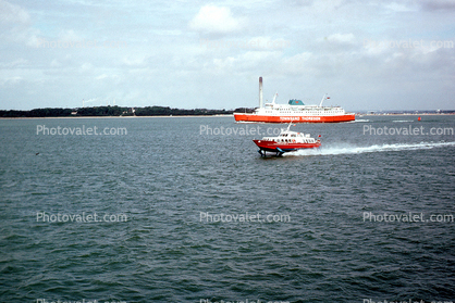 Hydrofoil, Townsand Thoresen, to the Isle of Wight, Ferry, Ferryboat