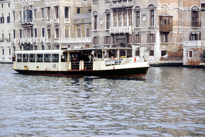 Grand Canal, Water Taxi, 1986, 1980s