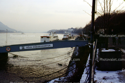 Koln-Dusseldorfer, Rhine River, Rhein, 1986, 1980s