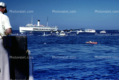 Avalon Harbor, Santa Catalina Island, SS-Catalina, 1960, 1960s