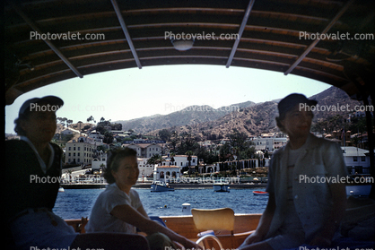Passengers on a boat, Catalina Skyline, 1949, 1940s