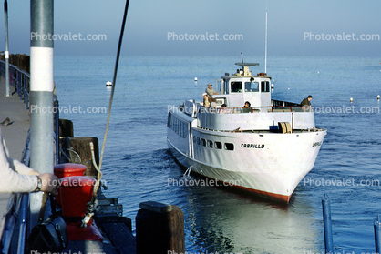 Cabrillo passenger ferry boat, Hermosa, Los Angeles, 1966, 1960s