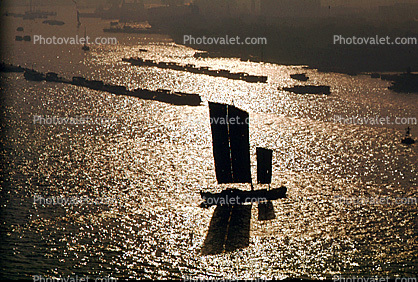 Chinese Junk, Shanghai, July 1973, 1970s