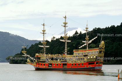 Pirate Ship, Lake Ashi, Kanagawa Prefecture, Honsh 