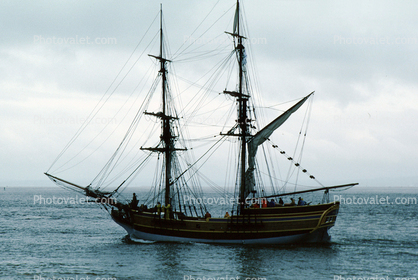 Lady Washington, harbor, Westport, Washington