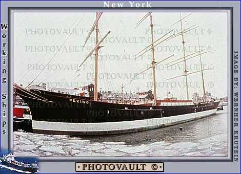 Peking, sailing ship, South Street Seaport museum, Manhattan