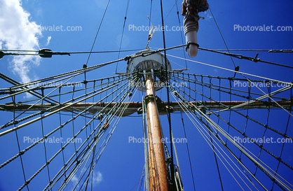 Rigging, Mainmast. crows nest. wppd