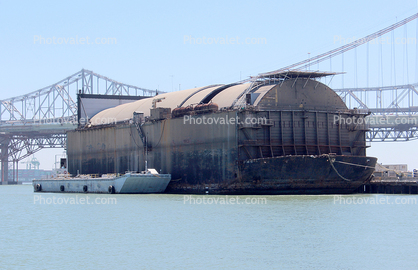 HMB-1, Hughes Mining Barge, Submersible barge, Project Azorian, Treasure Island