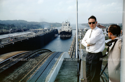 2nd Gatun Locks, 1950s