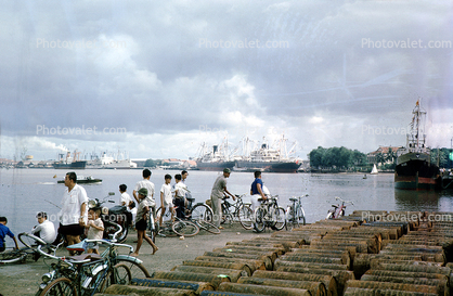 Dock, Saigon Harbor, 1950s