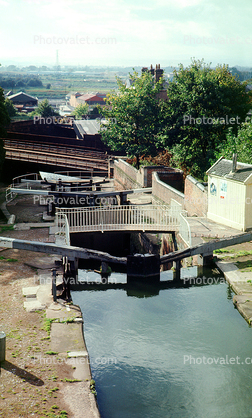Chester England, Canal, Locks, 1969, 1960s