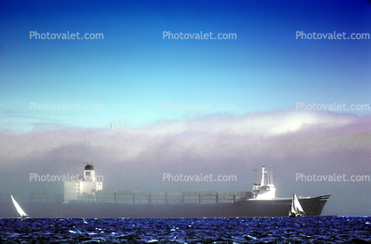 Sea-Land Exchange, Sealand, IMO: 7303205, Sailing Boats, fog