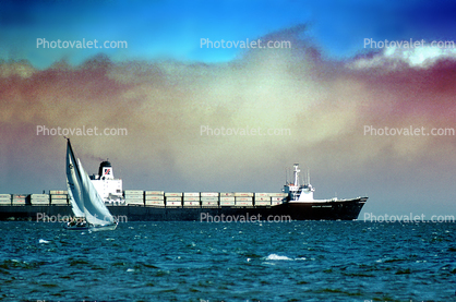 Sea-Land Exchange, Sailing Boat, fog, Sealand, IMO: 7303205