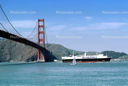 Subaru, car transport, San Francisco Bay, Roro