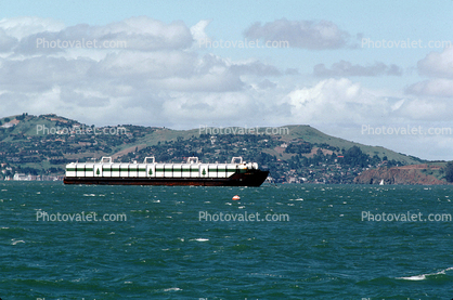 Evergreen Ocean Barge, Blevedere Marin County