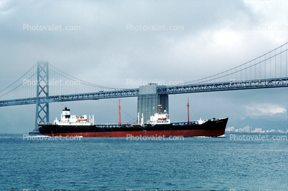 LIon of California, Oil Tanker, San Francisco Oakland Bay Bridge, IMO: 5116957