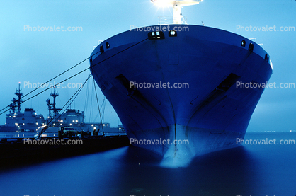 Dock, head-on, large ship, docked, dockyard, dock yard, 