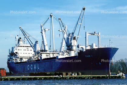 CCAL, Thor 1, Dock, Harbor, CHRISTENSEN CANADIAN AFRICAN LINES (C.C.A.L.), IMO: 7619123