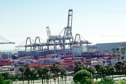 Gantry Crane, Docks, Containers