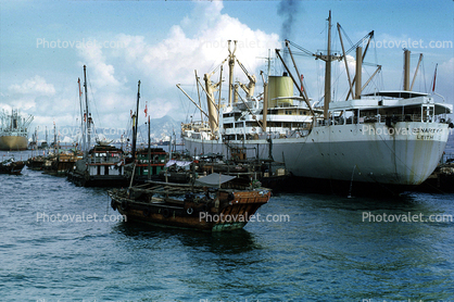 Benarty Leith, Freight Ship, Dock, Harbor, 1971, 1970s