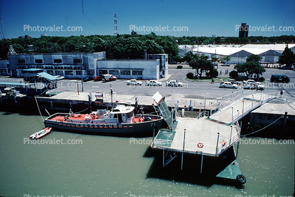 Tugboat, Dock, Harbor, pier, Colonia Uruguay