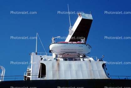 Lifeboat, Davit, S/R Long Beach, Crude Oil Tanker, IMO: 8414532
