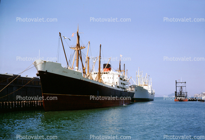 Chili, ship, dock, IMO: 5015397, General Cargo ship, 1962, 1960s