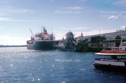 Union Aukland, Bulk Carrier, IMO: 7002485, Princess Wharf, Auckland, Dock, Harbor