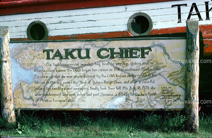 Taku Chief, The last commerical wooden tug