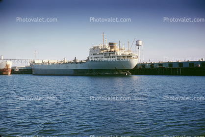 Freight Ship, Dock, Harbor, Corpus Christi, 1966, 1960s