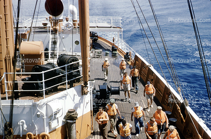 firedrill aboard Cibao, 1940s