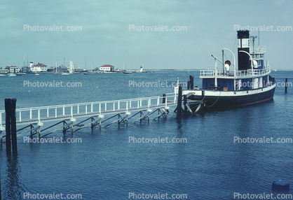 Tugboat, Dock, Harbor