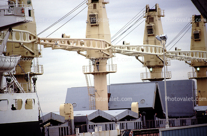 Corpus Christi, shipboard cranes